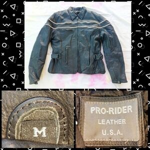 Women's Black Leather Jacket